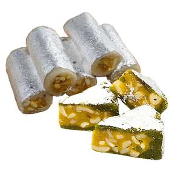 Kaju Roll Sweets and Kaju Daimond Sweets