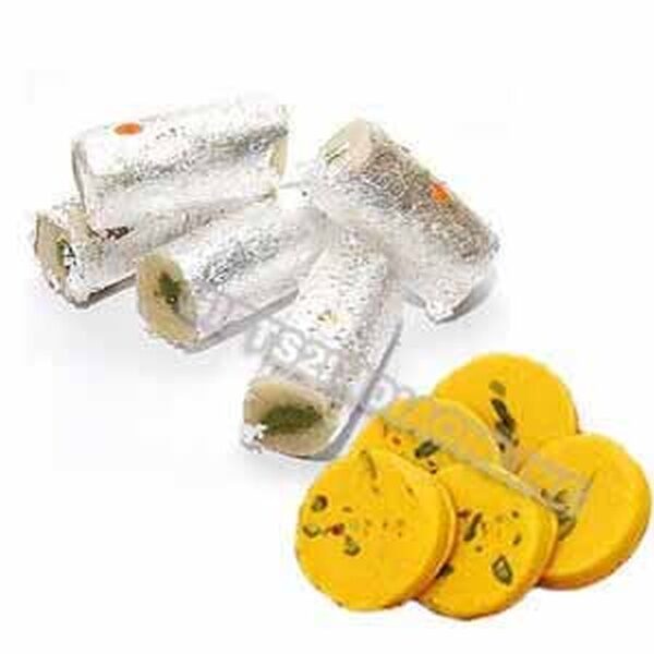 Kaju Roll and Mewa Peda Sweets