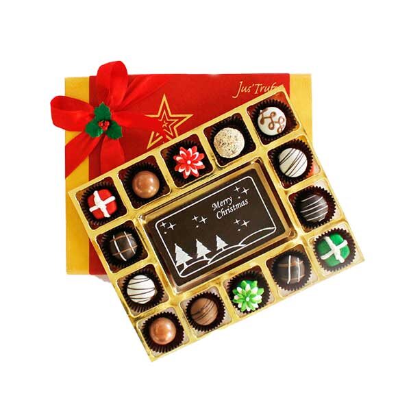 Merry Christmas Cheer with Belgian Chocolate Pralines