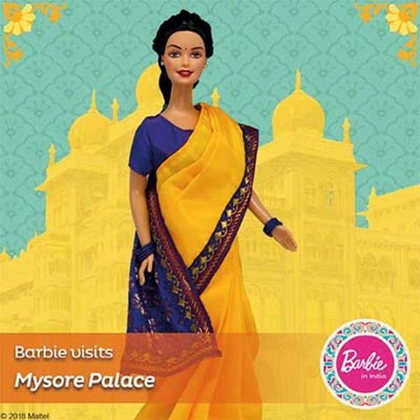 Barbie Indian Visit Mysore Palace