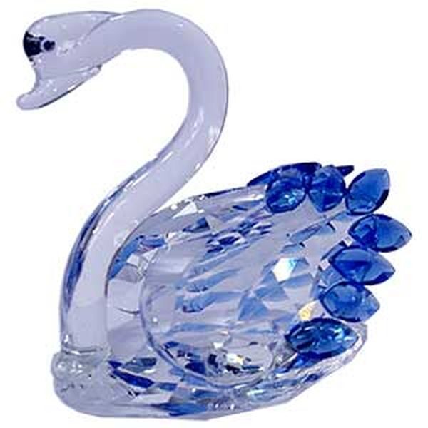 Crystal Swan Showpiece
