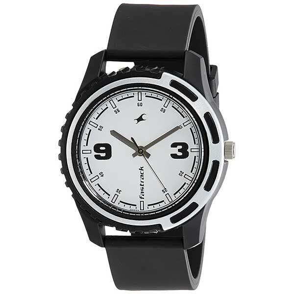 Fastrack Casual Analog White Dial Men's Watch