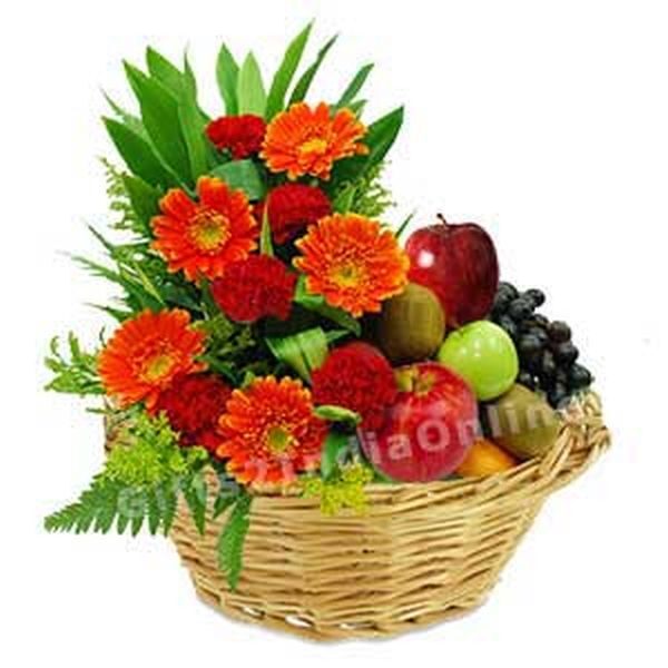 Fruits & Flower Basket
