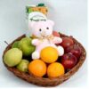 Juicy Teddy Fruit Basket