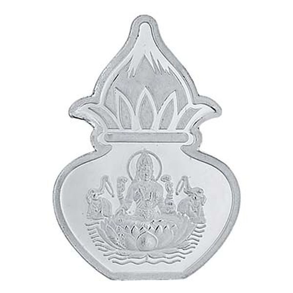 10 Gm Laxmi Kalash Silver Coin