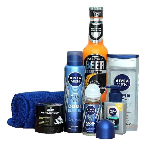 Nivea Kit with Beer Shampoo and Brylcream