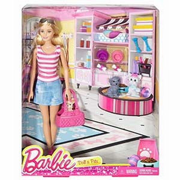 Barbie Doll with Pets