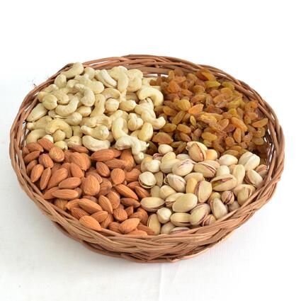 Basket of Different Dry Fruits