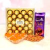 Laddu, Cadbury Chocolate and Dry Fruits to India