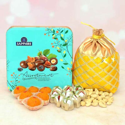 Sweet, Dry Fruits and Shapphire Assortment