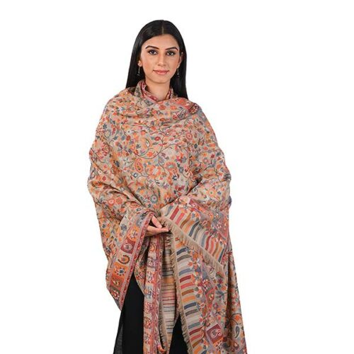 Pashmoda - Women’s Kaani Wool Blend Shawl, Wrap