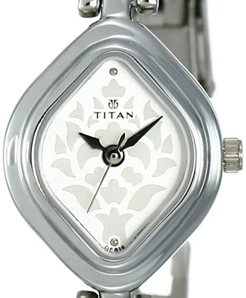 Titan Analog Silver Dial Women's Watch